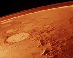 Støv i Mars' atmosfære (NASA)