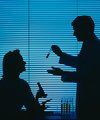 two people in a lab