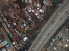 An overhead shot of settlements in Makoko
