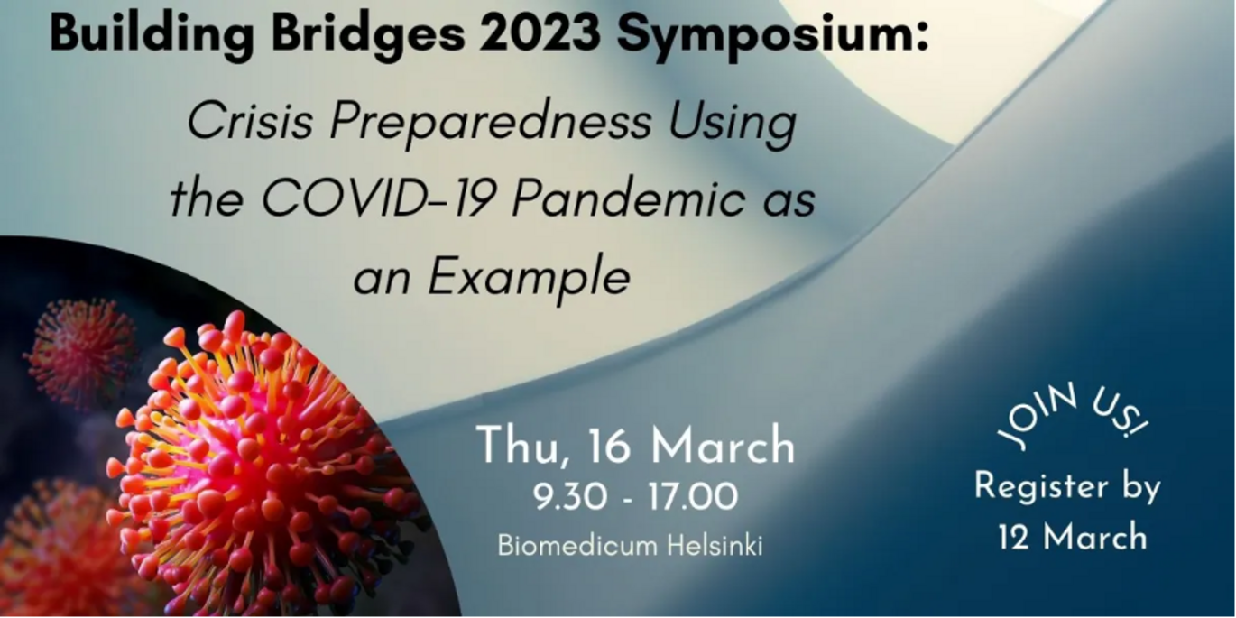 BUILDING BRIDGES 2023: CRISIS PREPAREDNESS USING THE COVID-19 PANDEMIC AS AN EXAMPLE