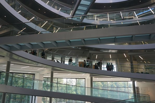 Image showing the interesting walkways inside the building