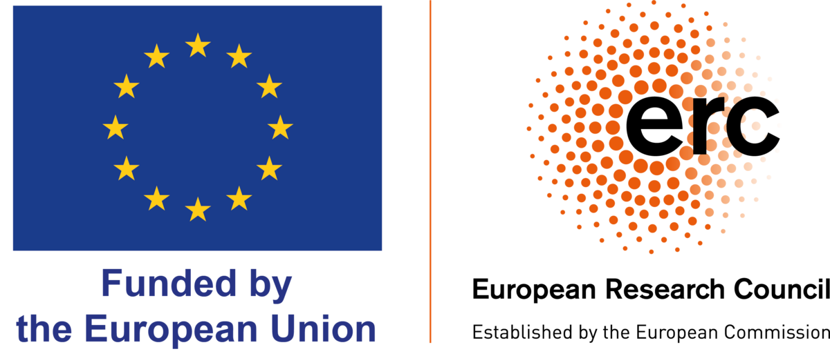 Logo for ERC and the European Union