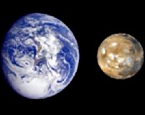 Jorden og Mars (NASA)