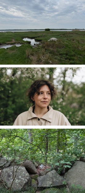 Photos of Emmy Laura Pérez Fjalland and the surrounding nature at Guldborgsund