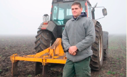 László Lévai who runs a 75ha arable farm in Kompolt